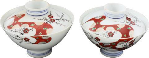 JAPANESE ARITA WARE COVERED BOWLS - The History Gift Store