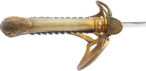 BAVARIAN LION HEAD CAVALRY OFFICER’S SWORD C.1880 - The History Gift Store
