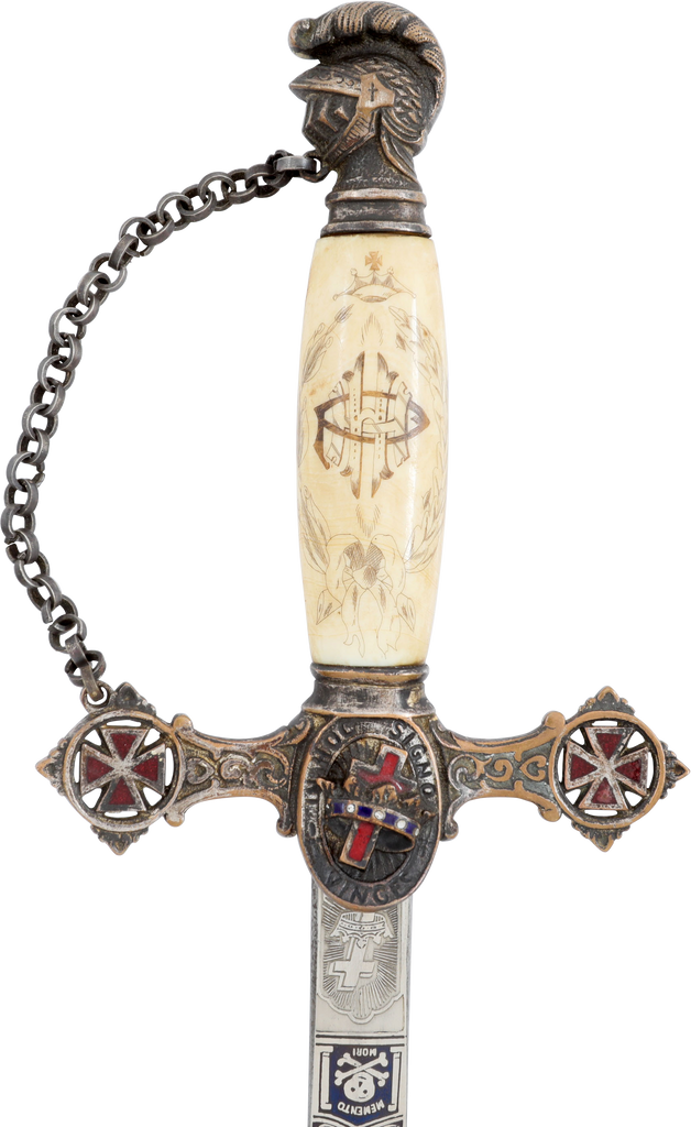 KNIGHTS TEMPLAR SWORD, EARLY 20TH CENTURY - The History Gift Store