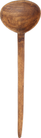 COLONIAL AMERICAN WOOD SPOON - The History Gift Store