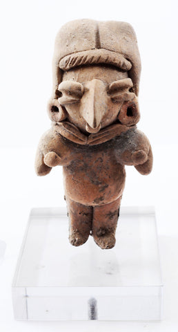 CHUPÍCUARO TERRA COTTA STANDING FEMALE FIGURE C.500-100 BC - The History Gift Store