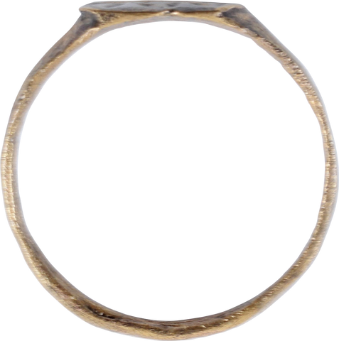 MEDIEVAL CHRISTIAN RING C. 5TH-9TH CENTURY AD, SIZE 8 - Fagan Arms
