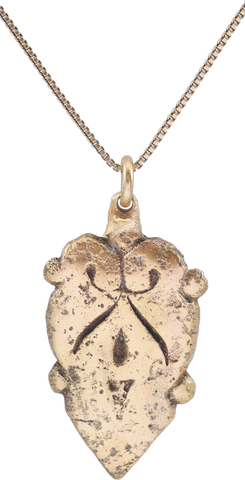 ANCIENT VIKING HEART PENDANT NECKLACE, 866-1067 AD - The History Gift Store