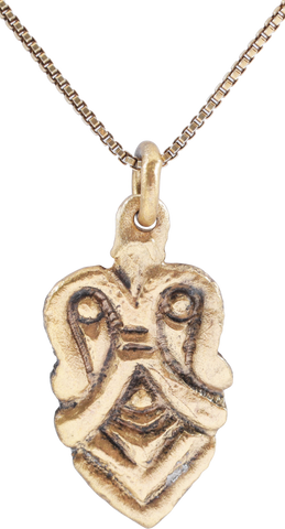 EXTRAORDINARY SCANDINAVIAN HEART PENDANT NECKLACE, 100-1300 AD - Fagan Arms