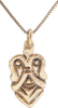 EXTRAORDINARY SCANDINAVIAN HEART PENDANT NECKLACE, 100-1300 AD - Fagan Arms