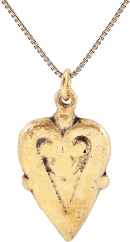 ANCIENT VIKING HEART PENDANT NECKLACE, 866-1067 AD - Fagan Arms