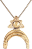 LOVELY VIKING LUNAR PENDANT NECKLACE, 800-1050 AD - Fagan Arms