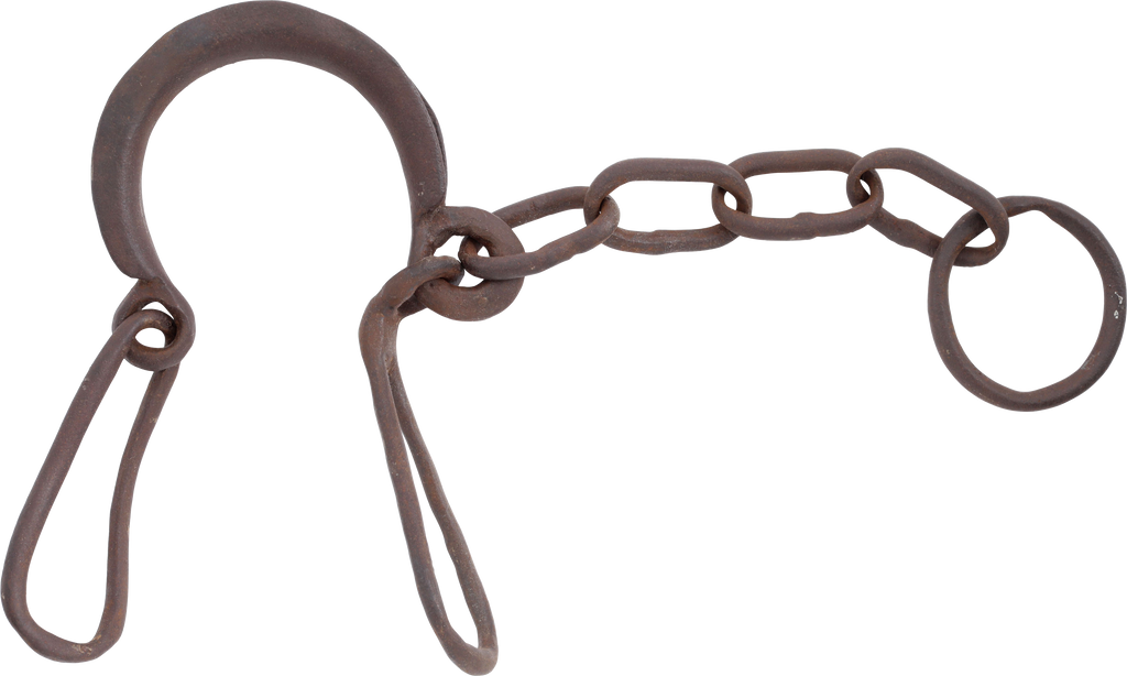 HEAVY FORGED IRON SLAVE LEG SHACKLE SOUTH CAROLINA - The History Gift Store