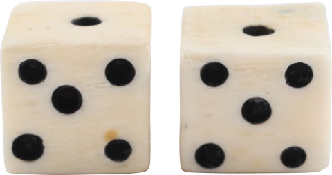 REVOLUTIONARY WAR BONE DICE - The History Gift Store