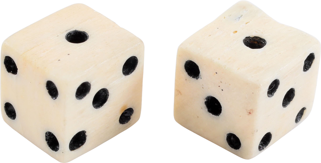 REVOLUTIONARY WAR BONE DICE - The History Gift Store