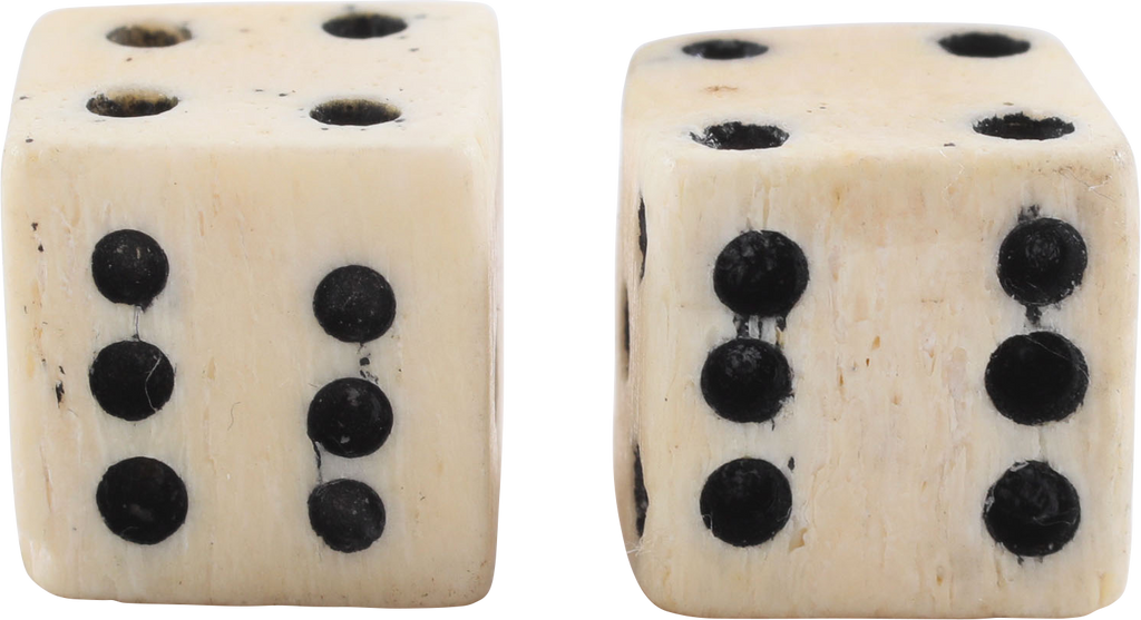 REVOLUTIONARY WAR BONE DICE - The History Gift Store