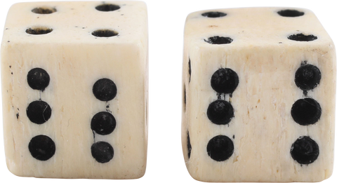 REVOLUTIONARY WAR BONE DICE - The History Gift Store