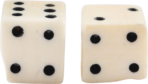 REVOLUTIONARY WAR BONE DICE - The History Gift Store
