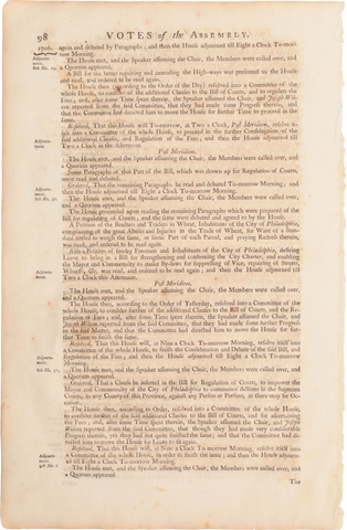 ACTUAL PAGE PRINTED BY BENJAMIN FRANKLIN IN 1752 - The History Gift Store