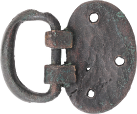 RARE ROMAN BUCKLE FROM A LEGIONARIE’S PLATE ARMOR, LORICA SEGMENTATA - Fagan Arms