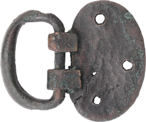 RARE ROMAN BUCKLE FROM A LEGIONARIE’S PLATE ARMOR, LORICA SEGMENTATA - Fagan Arms