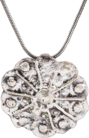 MEDIEVAL WHEEL OF FORTUNE AMULET NECKLACE, 5TH-7TH CENTURY - The History Gift Store