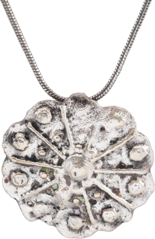 MEDIEVAL WHEEL OF FORTUNE AMULET NECKLACE, 5TH-7TH CENTURY - Fagan Arms