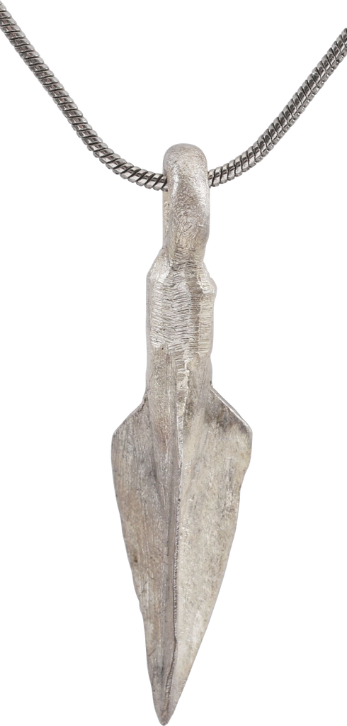FINE GREEK ARROWHEAD PENDANT NECKLACE, C. 8TH-3RD CENTURY BC - Fagan Arms