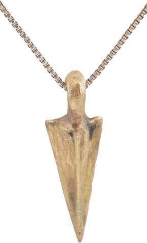ROMAN ARROWHEAD PENDANT NECKLACE, C.100 BC - Fagan Arms