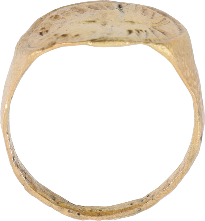 MEDIEVAL CHRISTIAN RING 8TH-10TH CENTURY AD 10 3/4 - Fagan Arms