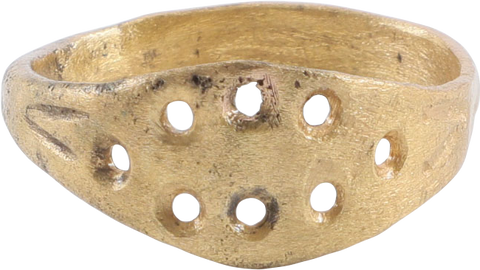 VIKING WARRIOR’S SHIELD RING, 10TH-11TH CENTURY, SIZE 10 ½ - The History Gift Store