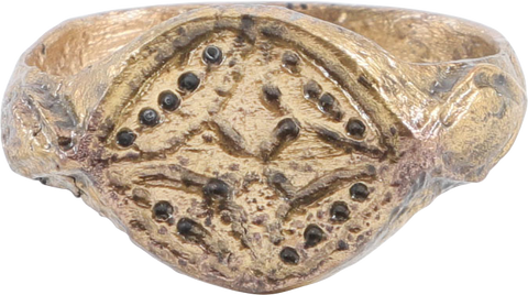 BYZANTINE CHRISTIAN RING C.9TH-14TH CENTURY, SIZE 11 1/2 - Fagan Arms