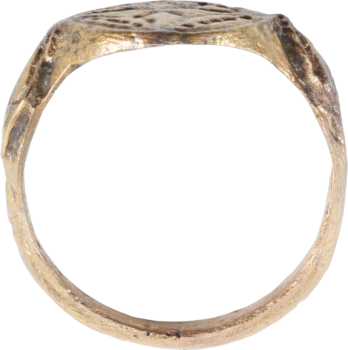 BYZANTINE CHRISTIAN RING C.9TH-14TH CENTURY 11 1/2 - Fagan Arms