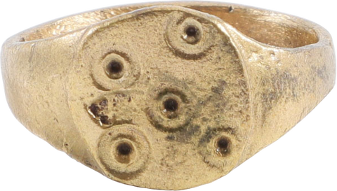 MEDIEVAL ANGLO-SAXON (ENGLISH) RING, 9th-10th CENTURY AD, SIZE 8 - The History Gift Store