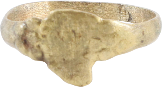 EUROPEAN CHRISTIAN RING 11TH-16TH CENTURY AD 9 1/4 - Fagan Arms