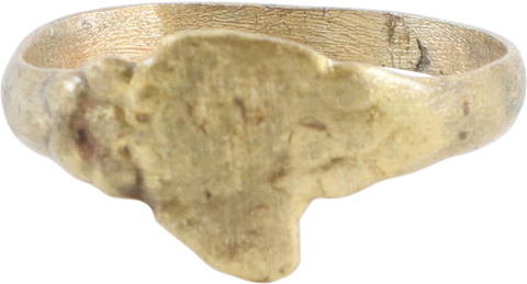 EUROPEAN CHRISTIAN RING 11TH-16TH CENTURY AD 9 1/4 - Fagan Arms