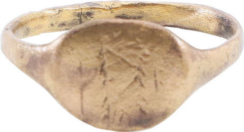 ROMAN SIGNET RING, 2ND-5TH CENTURY AD, SIZE 7 ¾ - The History Gift Store