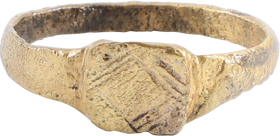 MEDIEVAL EUROPEAN RING, 800-1000AD, SIZE 8 ½ - The History Gift Store