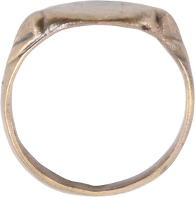 BYZANTINE/MEDIEVAL EUROPEAN MAN’S RING C.6TH-11TH CENTURY AD, SIZE 9 ¾ - Fagan Arms