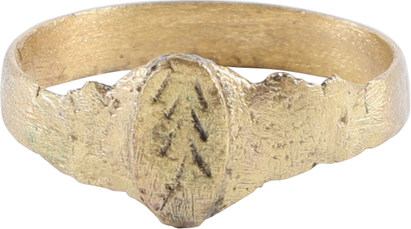 LATE MEDIEVAL WOMAN'S FASHION RING, SIZE 9 ¾ - The History Gift Store