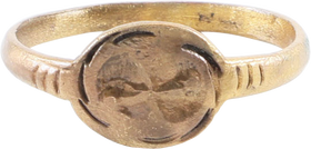 CELTIC DOUBLE SPIRAL RING C.100BC-100AD, SIZE 7 ¾ - The History Gift Store