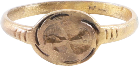 CELTIC DOUBLE SPIRAL RINC C.100BC-100AD, SIZE 7 ¾ - Fagan Arms