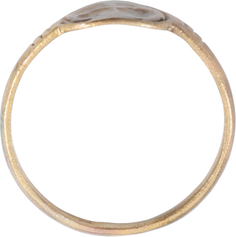 CELTIC DOUBLE SPIRAL RINC C.100BC-100AD, SIZE 7 ¾ - Fagan Arms