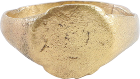 BYZANTINE/MEDIEVAL MAN’S RING 6TH-8TH CENTURY AD, SIZE 11 - Fagan Arms