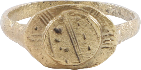 MEDIEVAL EUROPEAN RING C.800-1200 AD, SIZE 10 - Fagan Arms