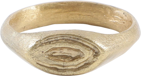ANCIENT ROMAN EVIL EYE RING, 2ND-5TH CENTURY AD, SIZE 8 ¼ - Fagan Arms