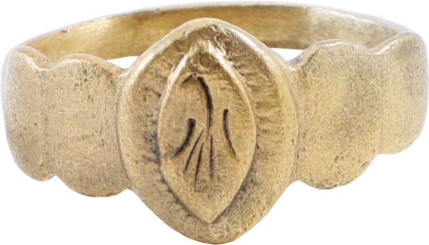 LATE MEDIEVAL WOMAN'S FASHION RING, SIZE 9 ¾ - The History Gift Store