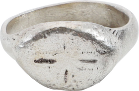 EUROPEAN CHRISTIAN RING, 1400-1600, SIZE 9 3/4 - Fagan Arms