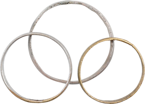 VIKING WEDDING RINGS LOT OF 3 - The History Gift Store