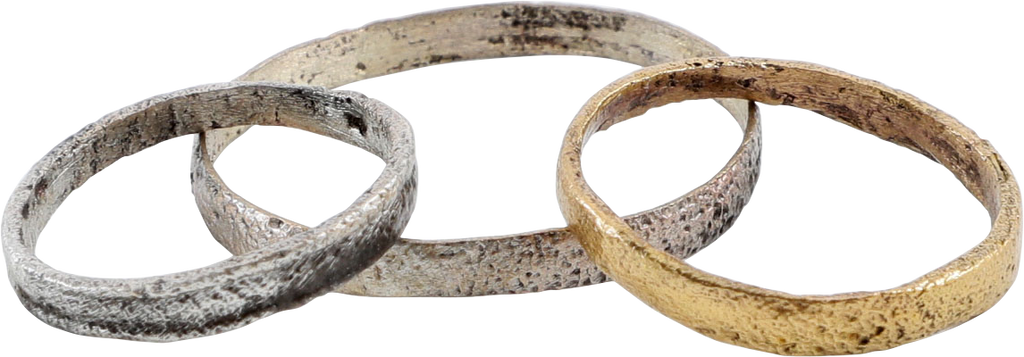 VIKING WEDDING RINGS LOT OF 3 - The History Gift Store