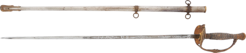 US 1860 STAFF & FIELD OFFICER’S SWORD, CIVIL WAR - The History Gift Store
