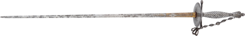 FINE ENGLISH CUT STEEL SMALLSWORD C.1800 - The History Gift Store
