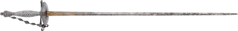 FINE ENGLISH CUT STEEL SMALLSWORD C.1800 - The History Gift Store