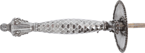 FINE ENGLISH CUT STEEL SMALLSWORD C.1800 - The History Gift Store