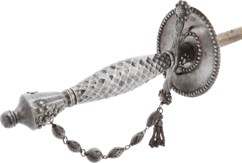 FINE ENGLISH CUT STEEL SMALLSWORD C.1800 - The History Gift Store